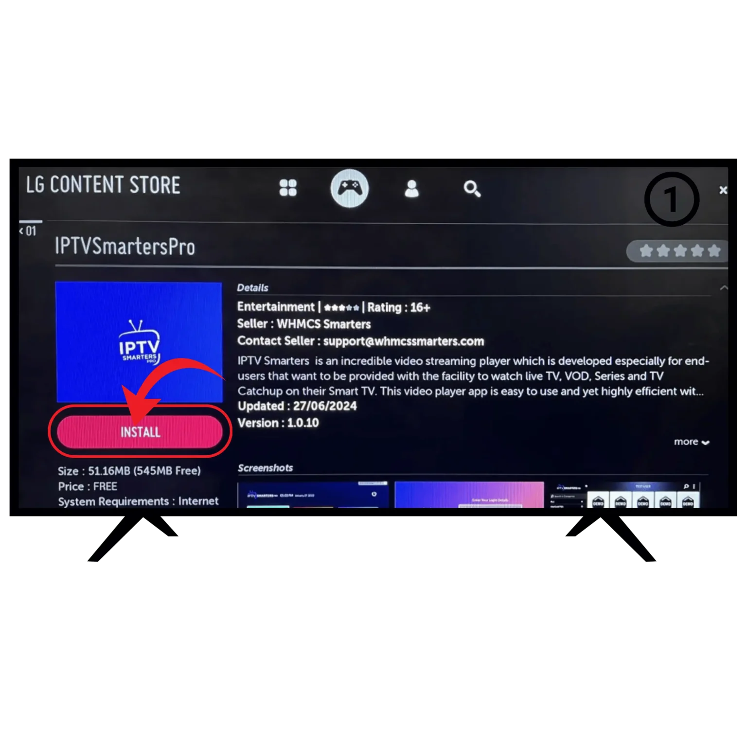 تحميل IPTV Smarters على Smart TV