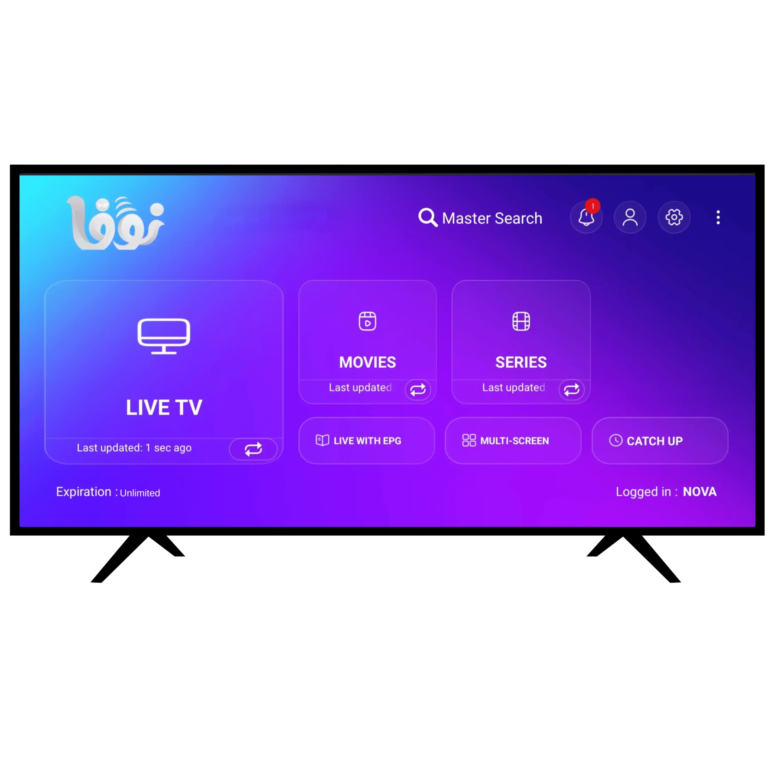 طريقة تثبيت تطبيق NOVA IPTV APK لتشغيل سيرفر نوفا علي اجهزة TV BOX لسنة 2025 NOVA IPTV APK